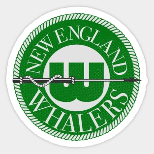 Defunct New England Whalers Hockey 1973 Sticker